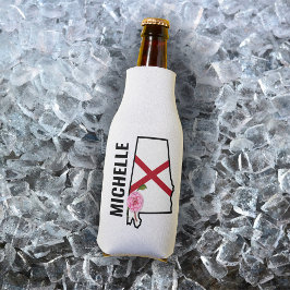 Anpassat namn Alabama Flagga och State Flower Came