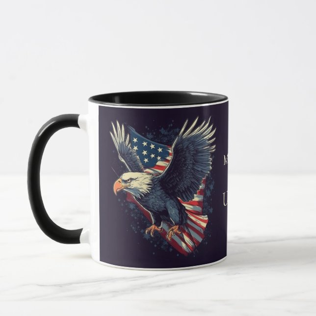 Anpassat namn American Eagle Mugg (Vänster)