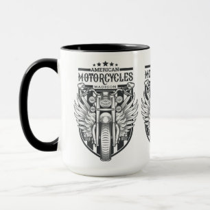 Anpassat namn "American Motocycle" muggar
