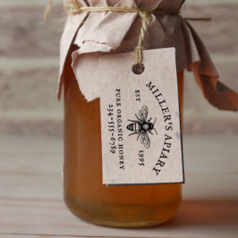 Anpassat namn Apiary eller Farm Honung Frimärke Självfärgande Stämpel
