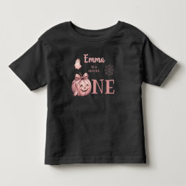Anpassat Namn är en Kuslig En Söt Pinkoween T Shirt