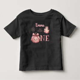 Anpassat namn är en kuslig Pinkoween-flicka T-shir T Shirt