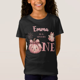 Anpassat namn är en kuslig Pinkoween-tjej T Shirt