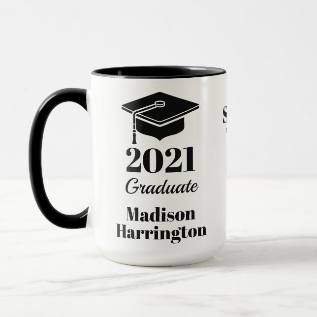 Anpassat namn, år, text Studenten mugg (Vänster)
