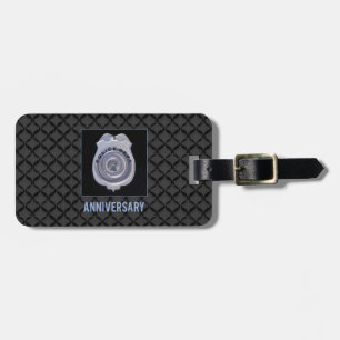 Anpassat namn, årsdag med polisavdelningen bagagebricka