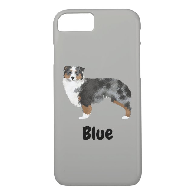 Anpassat namn Aussie Hund iphone case Case-Mate iPhone Skal (Baksida)