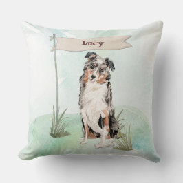 Anpassat namn Australian shepherd Pet Hund Kudde