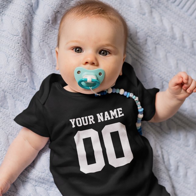 Anpassat namn Baby Football Jersey Bodykostym Tee Shirt (Skapare uppladdad)