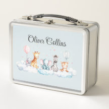 Anpassat namn Baby Zebra med alla sina vänner