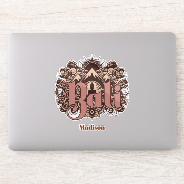 Anpassat Namn Bali Klistermärken (Dator)