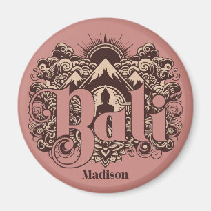 Anpassat Namn Bali Magnet