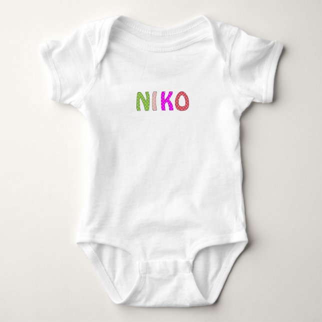 Anpassat namn barn t shirt (Framsida)