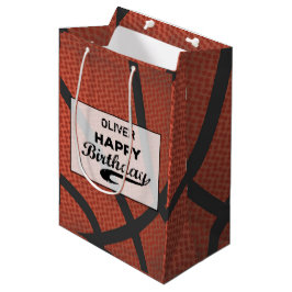 Anpassat namn Basketball Birthday Large Grunge Bol