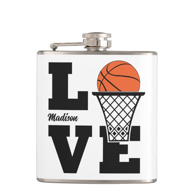 Anpassat Namn Basketkärlek Fickplunta (Framsidan)
