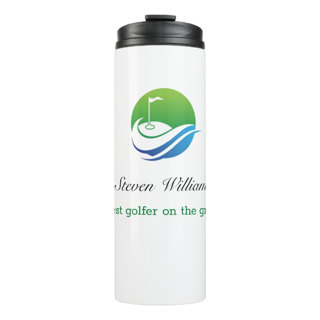 Anpassat namn Bästa Golfer Thermal Tumbler (Framsida)