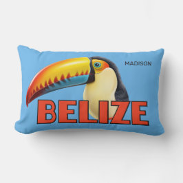 Anpassat namn BELIZE Toucan Lumbarkudde