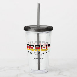 Anpassat namn Berlin Tysklant Take Away Mugg