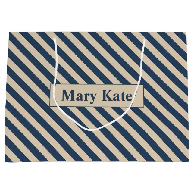 Anpassat namn Blå/Vanilla Rand (Framsidan)