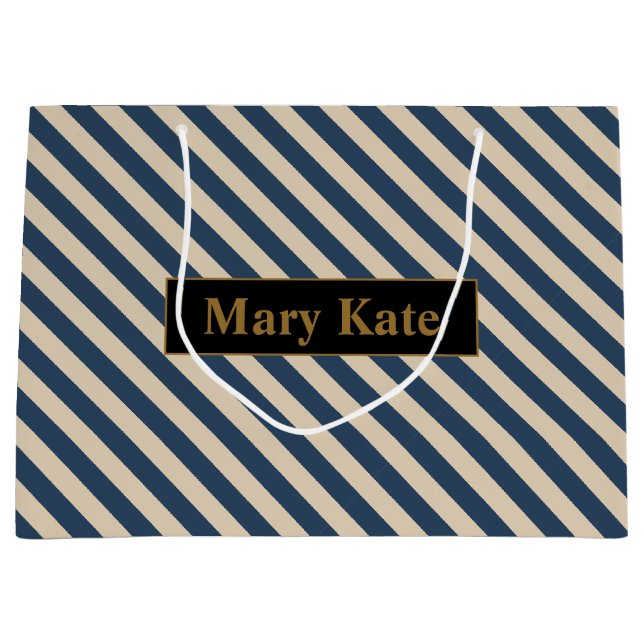 Anpassat namn Blå/Vanilla Rand (Framsidan)