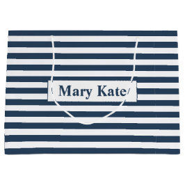 Anpassat namn blått/vitt Rand