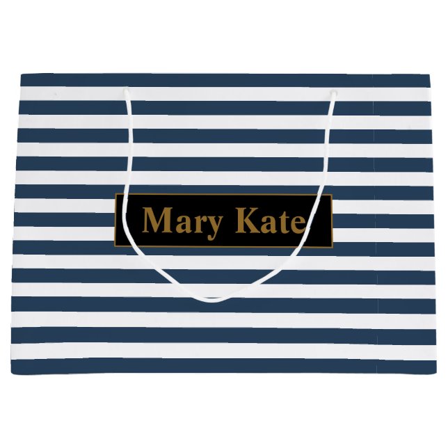 Anpassat namn blått/vitt Rand (Framsidan)