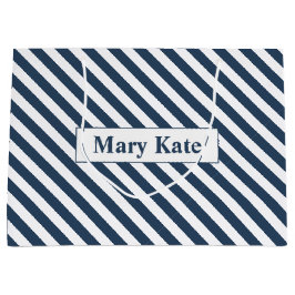 Anpassat namn blått/vitt Rand