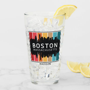 Anpassat namn Boston Massachusetts Glaskopp