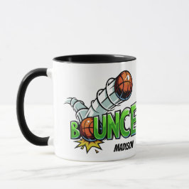 Anpassat namn BOUNCE Basketball mugg