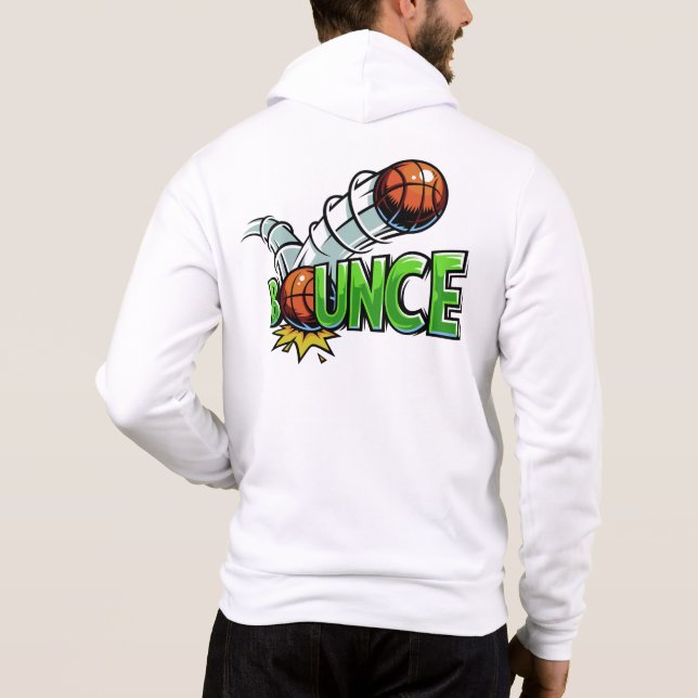 Anpassat namn BOUNCE Basketball T Shirt (Baksida)