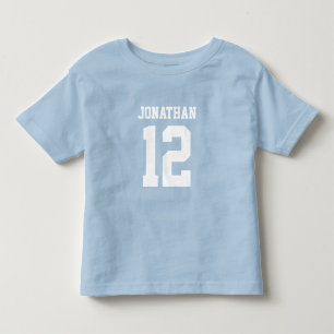 Anpassat namn Boys Sport Jersey Shirt Tee