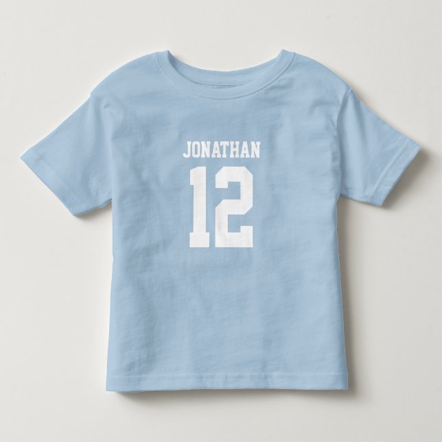 Anpassat namn Boys Sport Jersey Shirt Tee (Framsida)