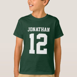 Anpassat namn Boys Sport Jersey Shirt Tröja