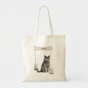 Anpassat namn British Kort Hair Cat Pet Tygkasse