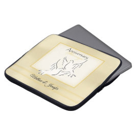 Anpassat Namn, Bröllopsdag Segensönskningar Laptop Fodral