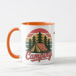 Anpassat Namn Camping Mugg