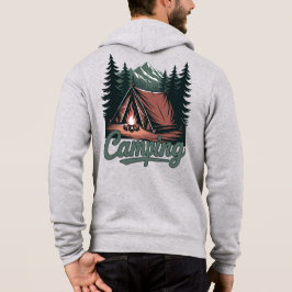 Anpassat Namn Camping T Shirt