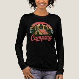 Anpassat Namn Camping T Shirt