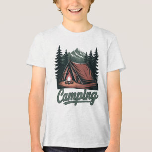 Anpassat namn camping t shirt