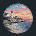 Anpassat namn Cape Cod Massachusetts Darttavla<br><div class="desc">Se min butik för fler Massachusetts-artiklar.</div>