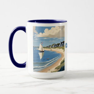 Anpassat namn Cape Cod Massachusetts Mugg