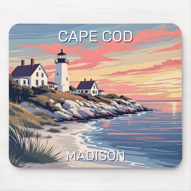 Anpassat namn Cape Cod Massachusetts Musmatta (Framsidan)