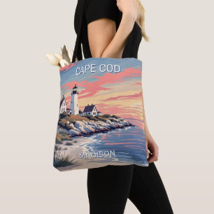 Anpassat namn Cape Cod Massachusetts Tygkasse