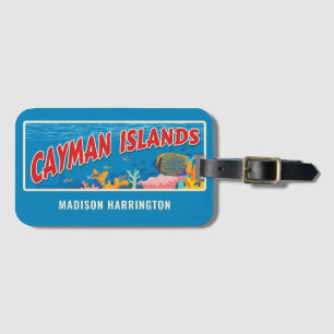 Anpassat namn Caymanöarna Bagagebricka