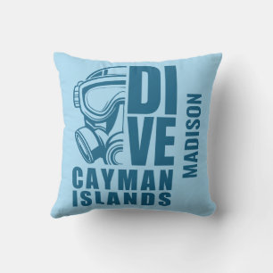 Anpassat namn Caymanöarna Diving Kudde