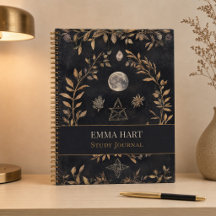 Anpassat Namn Celestial Botanical Studie Journal