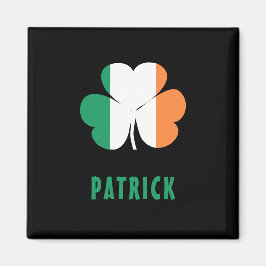 Anpassat namn Celtic Ireland Shamrock Irish Flagga Magnet