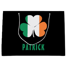 Anpassat namn Celtic Ireland Shamrock irländsk fla