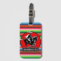 Anpassat namn Charro Horse Spain Mexican Serape