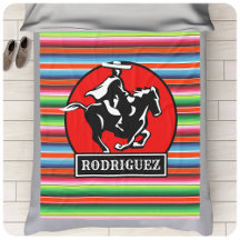 Anpassat namn Charro Horse Spain Mexican Serape