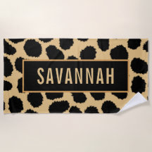 Anpassat namn Cheetah Animal Print Mönster Classic